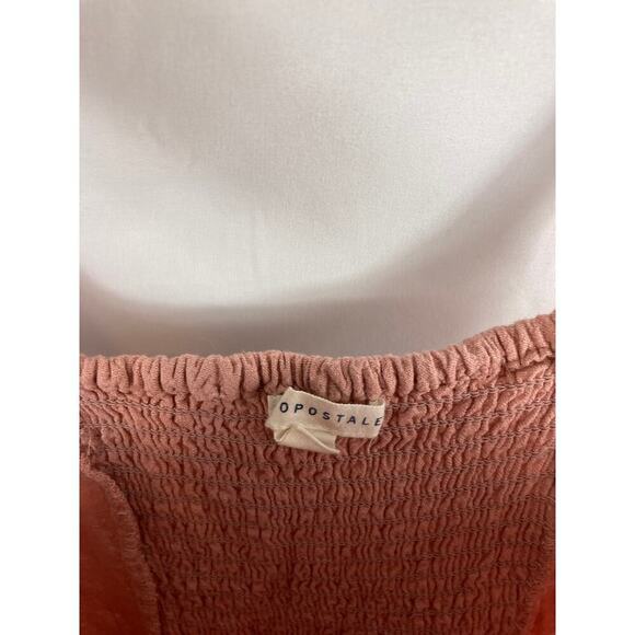 Aeropostale Blush Pink Button Front Dress Small - Picture 2 of 3